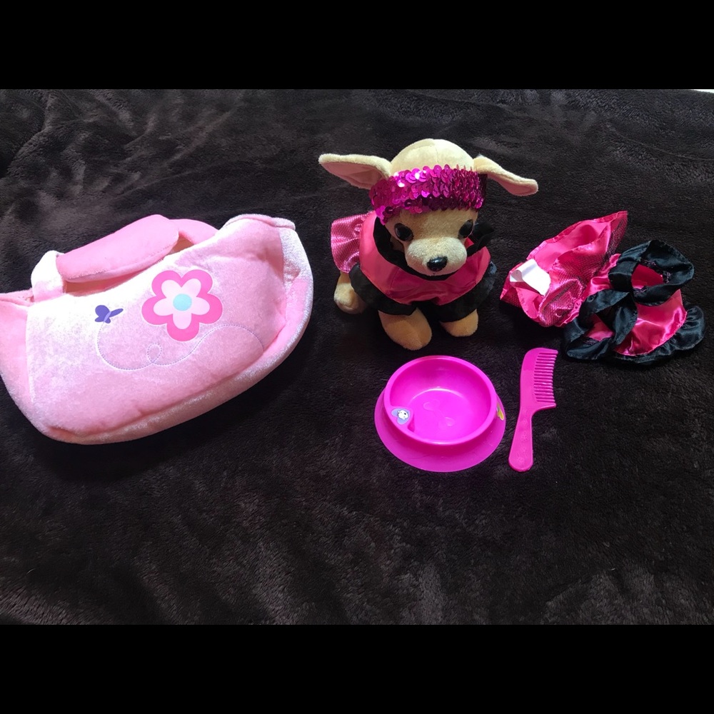 Chiwawa Dog Puppy Purse Play Set